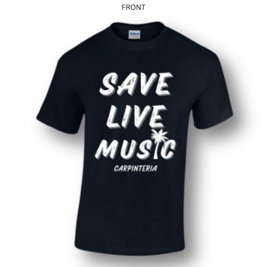 Save Live Music Carpinteria Tee