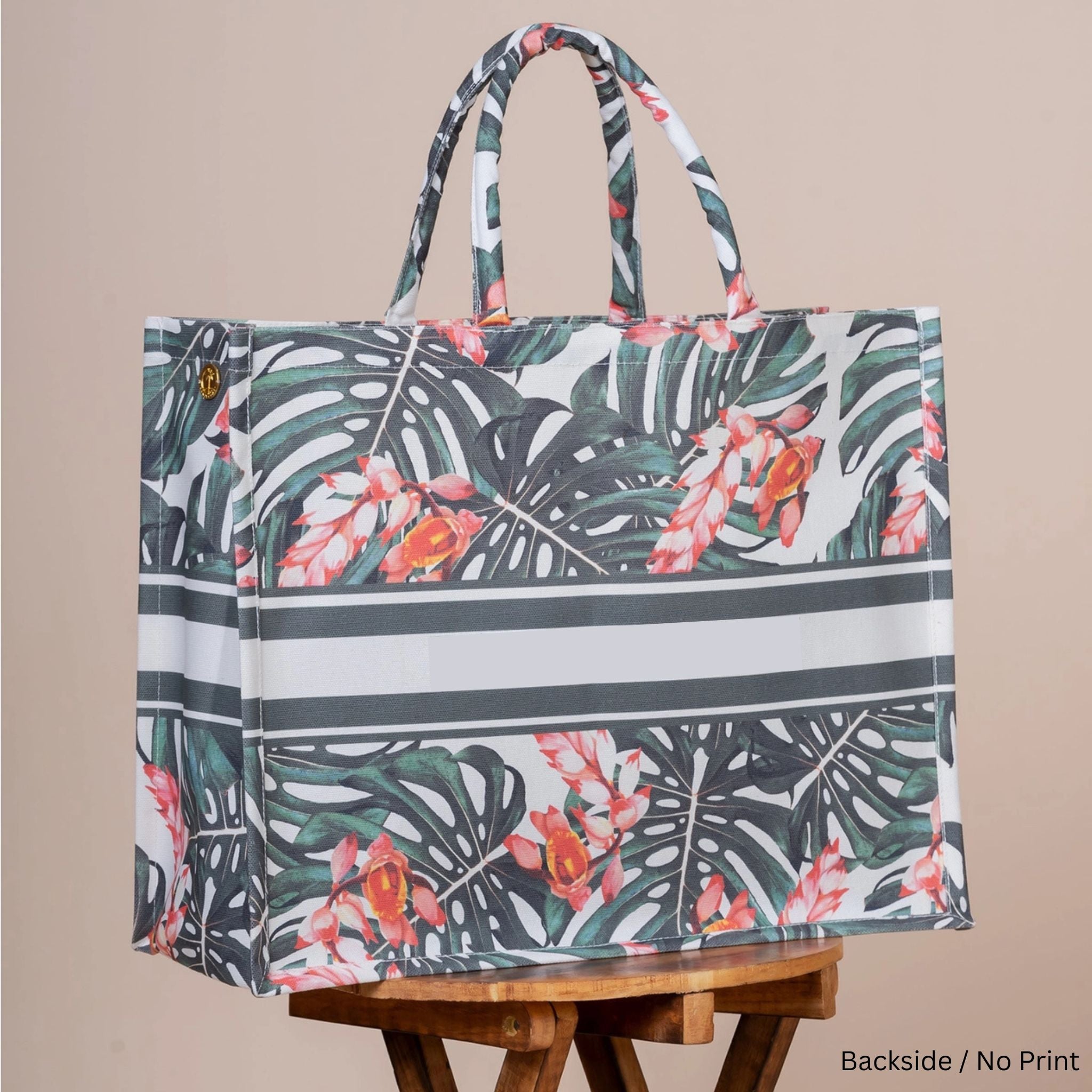 Palm Leaf Carpinteria Vacation Tote Bag